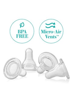evenflo Evenflo Classic Fast Flow Silicone Nipples 4 ea, Clear  - Image 2