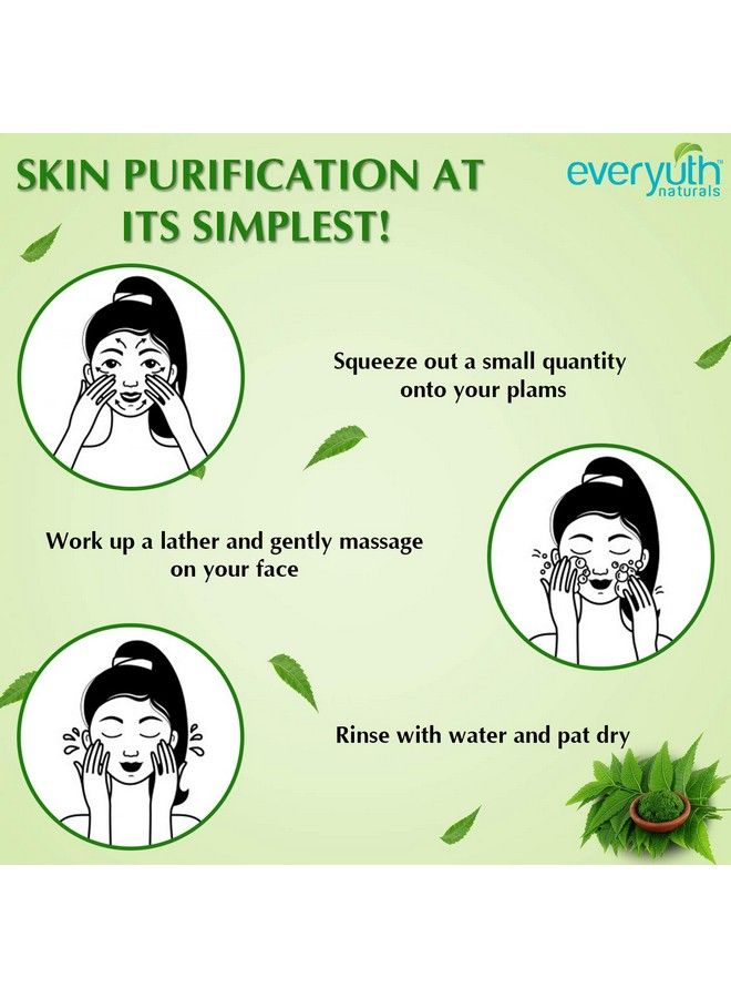 Everyuth Naturals Purifying Neem Face Wash 150Gm Tube - Image 5