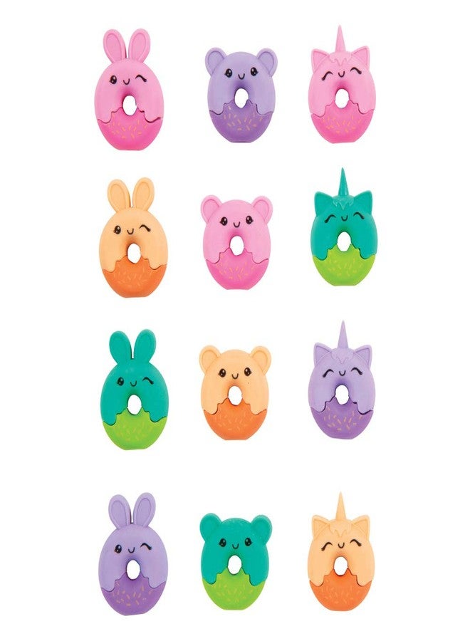 Geddes Raymond Geddes Donut Pencil Top Erasers (Pack of 48) - Image 1