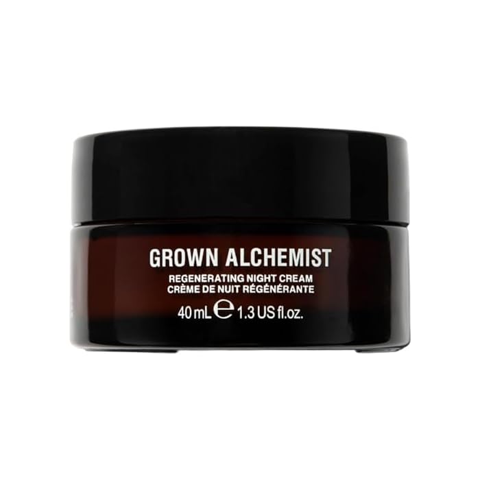 Grown Alchemist Regenerating Night Cream, 40ml, Anti-Aging Moisturizer for Firming, Collagen Boost & Wrinkle Reduction