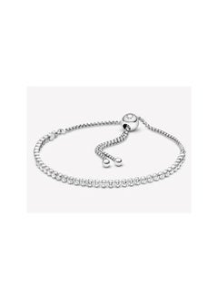 PANDORA "Discover the Timeless Elegance of Our Pandora Tennis Bracelet: A Dazzling Accessory That Adds Sparkle to Any Outfit, Perfect for Special Occasions or Everyday Wear, and a Thoughtful Gift for Loved Ones!"  - Image 1