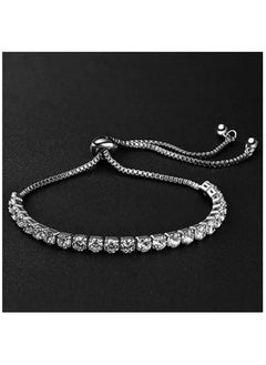 PANDORA "Discover the Timeless Elegance of Our Pandora Tennis Bracelet: A Dazzling Accessory That Adds Sparkle to Any Outfit, Perfect for Special Occasions or Everyday Wear, and a Thoughtful Gift for Loved Ones!"  - Image 3