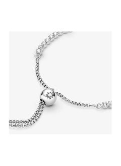 PANDORA "Discover the Timeless Elegance of Our Pandora Tennis Bracelet: A Dazzling Accessory That Adds Sparkle to Any Outfit, Perfect for Special Occasions or Everyday Wear, and a Thoughtful Gift for Loved Ones!"  - Image 5
