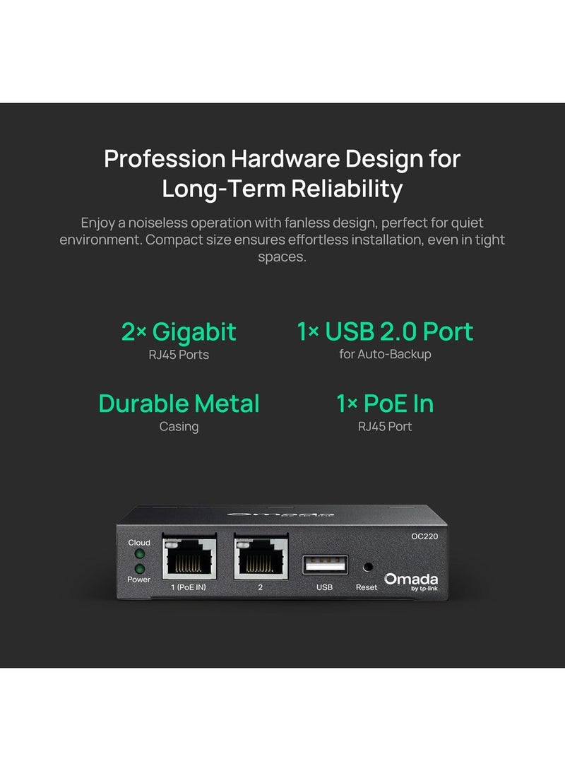 Tp-link Tl Omada Hardware Controller – OC220 | Centralized Network Management Solution - Image 5