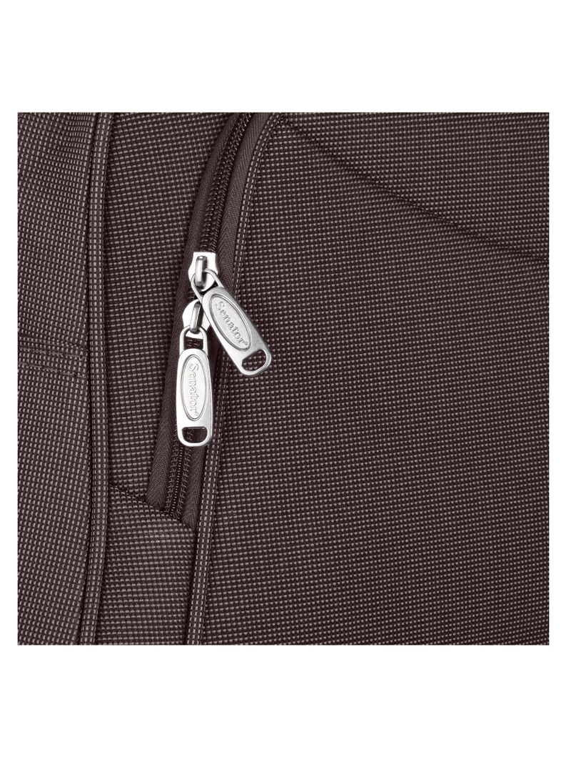 SENATOR Travel Duffle Bag for Unisex Lightweight Nylon Bag Multi Pocket Water & Scratch Resistant Adjustable Shoulder Strap Weekend Bag Convenient Carry On Luggage for Camping Training 34L Brown EA218