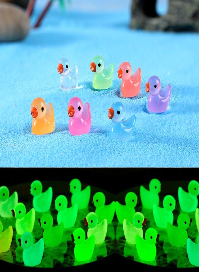Purple Star 100 Pack Mini Ducks Tiny Ducks Little Ducks Resin Duck Small Plastic Duck Mini Resin Animals Figures Miniature Figurines Fairy Garden Toy Dollhouse Accessories Micro Statues Easter Gifts Black - Image 4