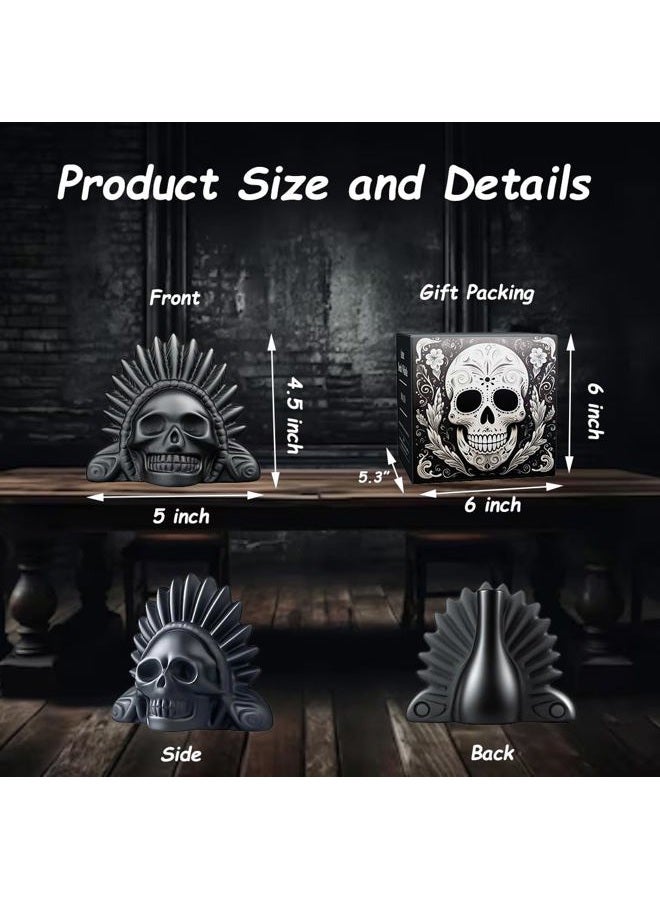 BRALEO Aztec Death Whistle Aztec Whistle,Authentic Skull Scream Sound – Loud Scary Horror Whistle for Pranks, Halloween, Survival, and Rituals - Image 3
