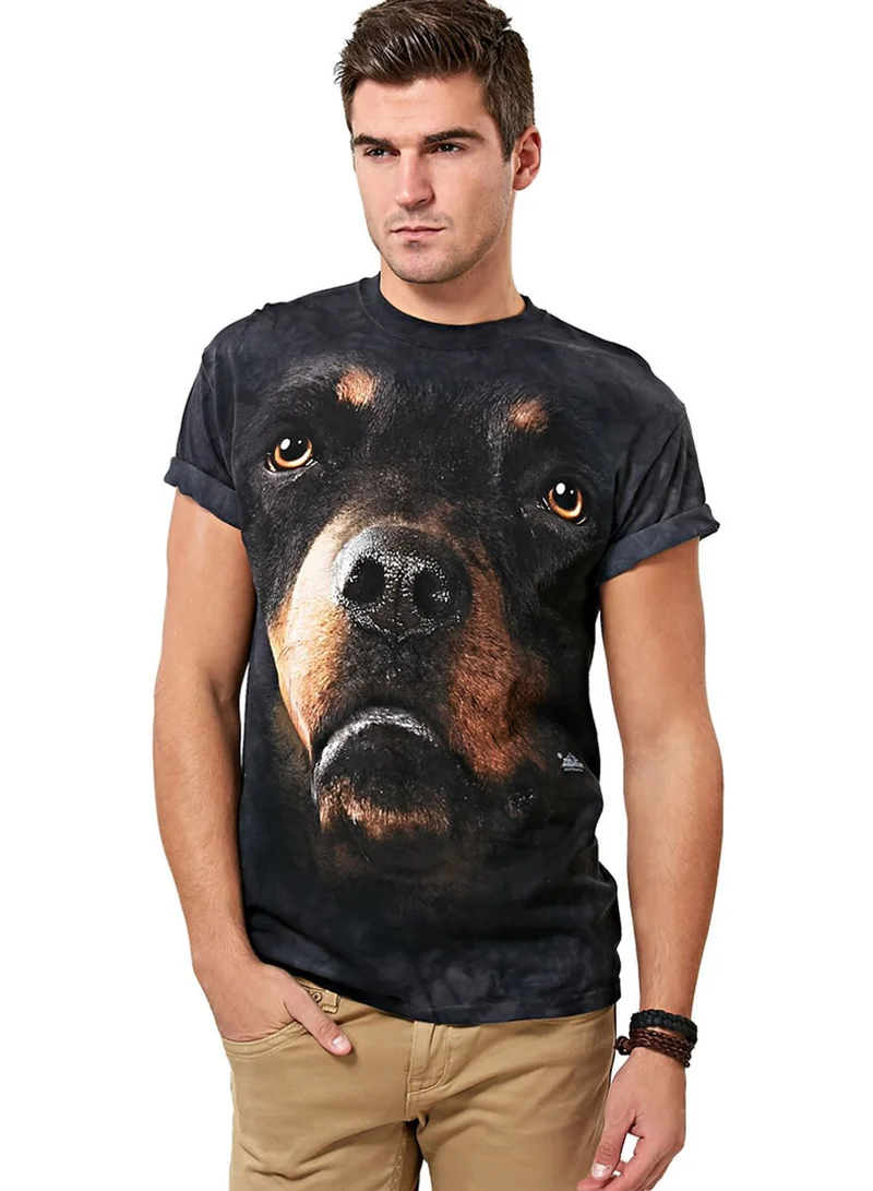 THE MOUNTAIN Rottweiler Face T-Shirt