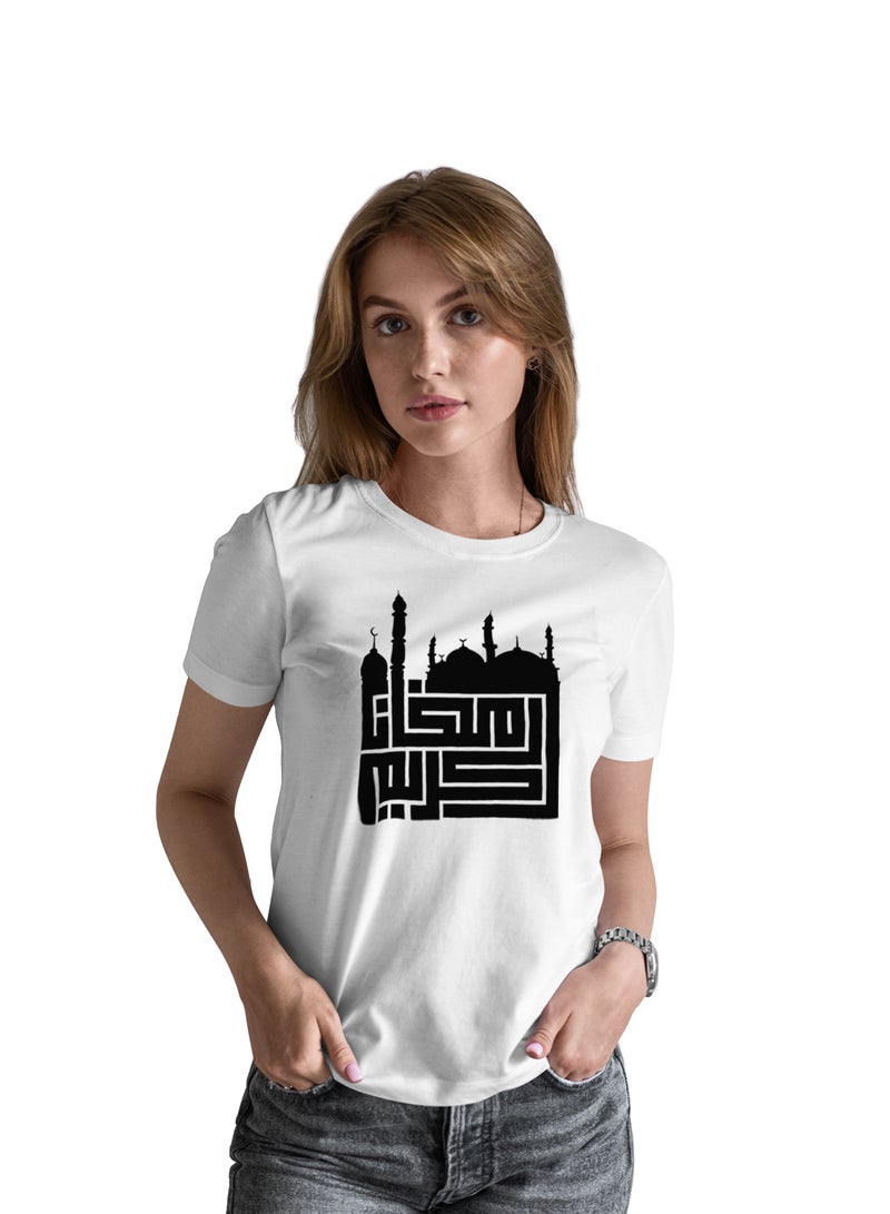 Fashion World Cotton T-shirt Printed with High-quality Ramadan - Image 1
