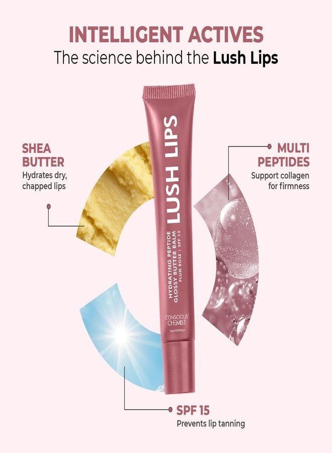 كيميائي واعي مرطب شفاه ببتيدات من كونشيس كيميست® بعامل حماية من الشمس SPF15 - لون وردي داكن | مرطب شفاه يرطب الشفاه الداكنة والمتصبغة لمدة 24 ساعة | حماية من الشمس | يلطف الشفاه الجافة ويعيد بناء حاجز الرطوبة - 15 غرام، لون موف - Image 3