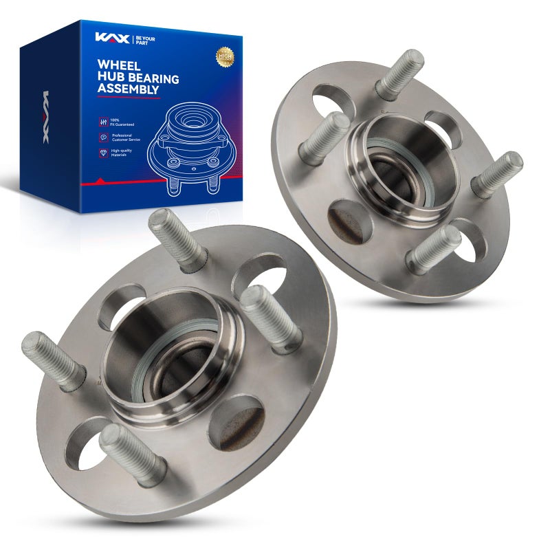 KAX 513035 Pair Rear Wheel Hub Bearing fit for 19921995 Honda Civicfor 19962000 Honda Civic4 Lug