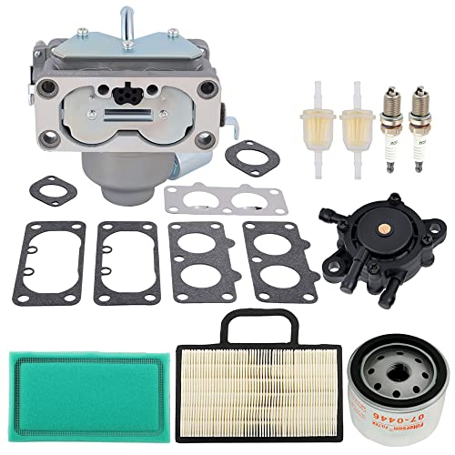 Powtol V-twin Carburetor for Brigs Straton 4 Cycle 20HP 21HP 23HP 24HP 25HP Vertical 407777 445677 406777 446777 445777 445577 Engines Replace 791230 799230 699709 499804 MIA10632 - Image 1