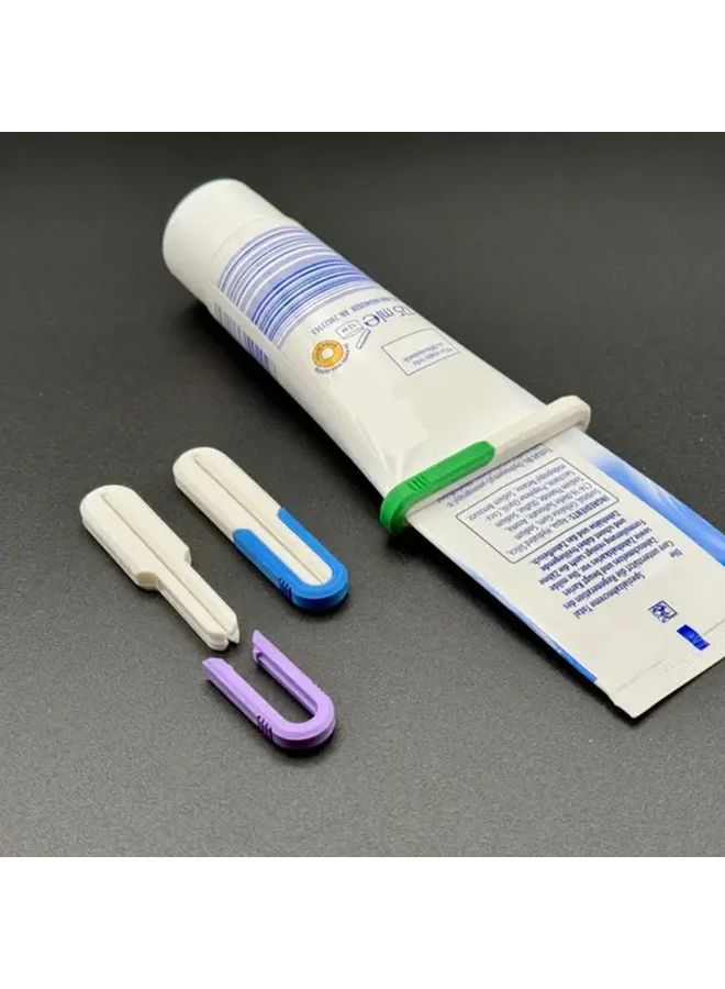 3pcs Random Color Toothpaste Squeezers with Removable Lids Easy Use for Travel Home Office - Image 1