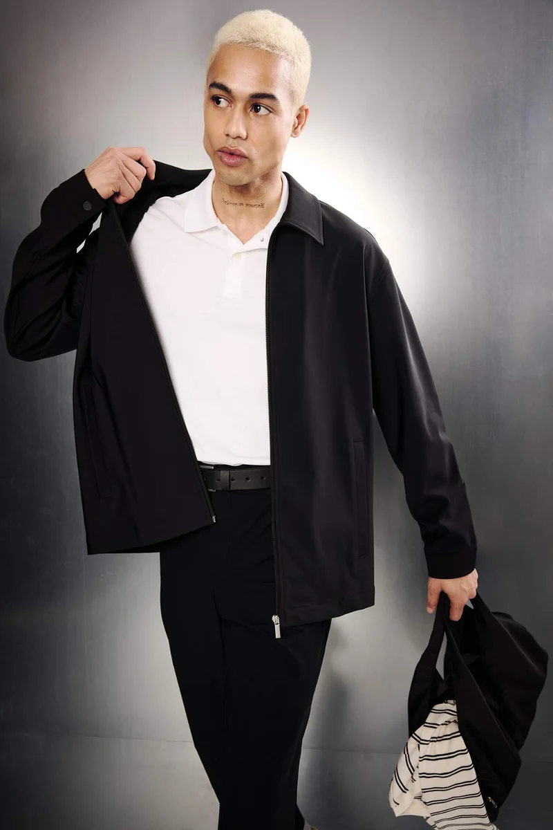 ديفاكتو Windproof Slim Fit Puffer Jacket
