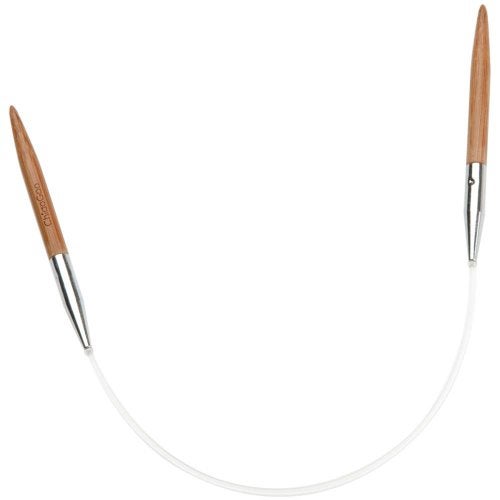 ChiaoGoo Knitting Needle, Circular Bamboo 9 inch (23cm), Size US 7 (4.5mm), Dark Patina, 2009-7 - Image 1