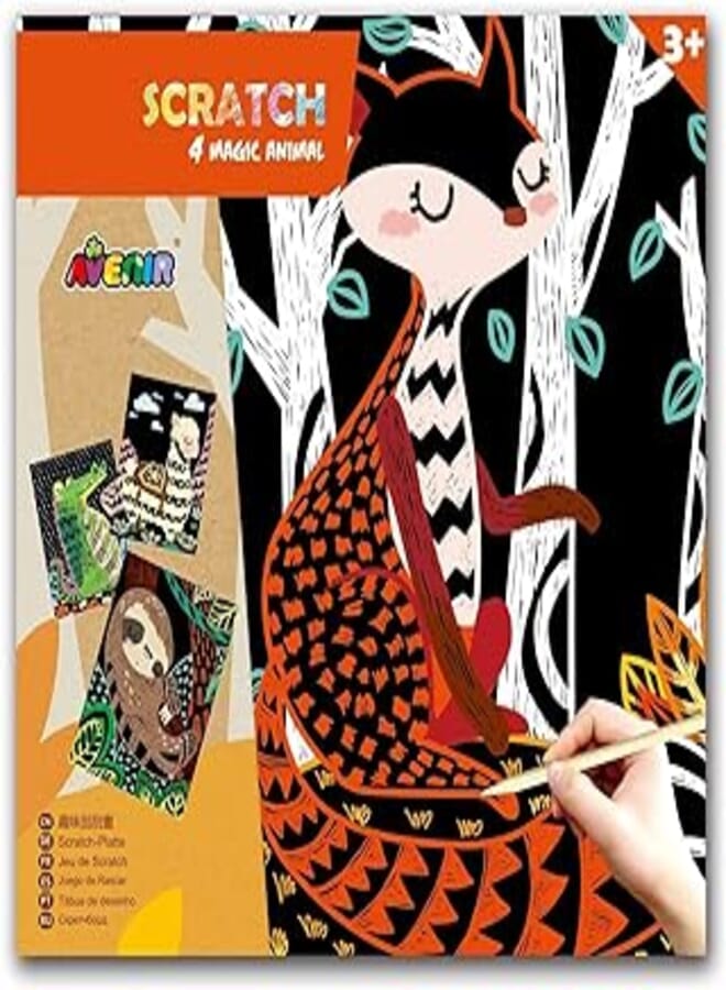 Avenir Fox Animal Scratching Game