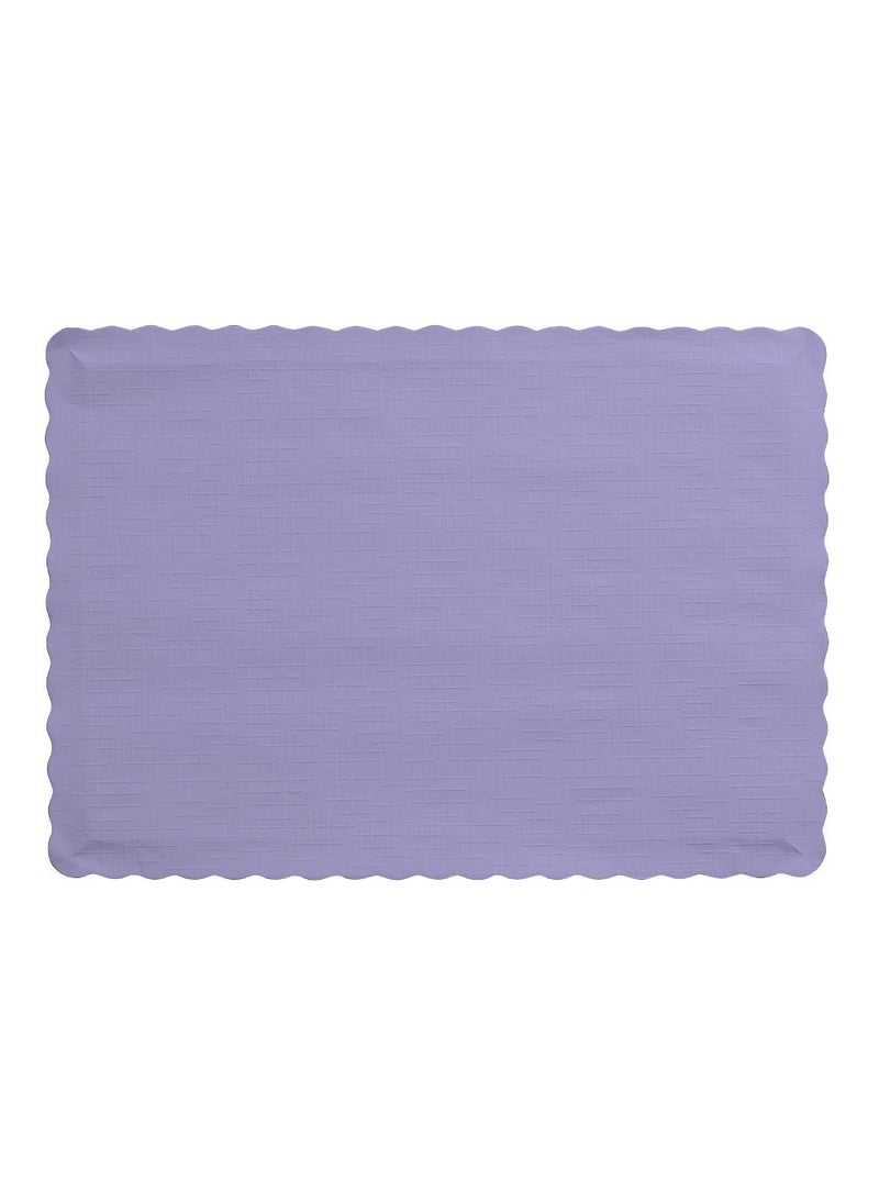 CREATIVE CONVERTING Creative Converting 50 Count Touch of Color Paper Placemats Luscious Lavender 