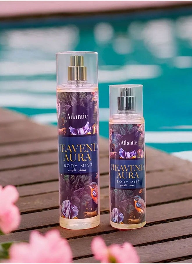 Atlantic - Atlantic Heavenly Aura Body Mists Long Lasting Body Spray Pack of 2 Body Mist 250ml & 150ml - Image 1