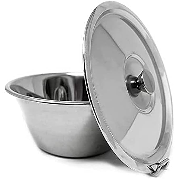 Arga  Water Bath Mould  Pudding Mould With Lid  Moulds For Pudding  Pudding Moulds For Falling  Creme Brulee Bowls Souffle Moulds  Stainless Steel  20 Cm - Image 4