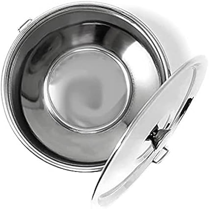 Arga  Water Bath Mould  Pudding Mould With Lid  Moulds For Pudding  Pudding Moulds For Falling  Creme Brulee Bowls Souffle Moulds  Stainless Steel  20 Cm - Image 5