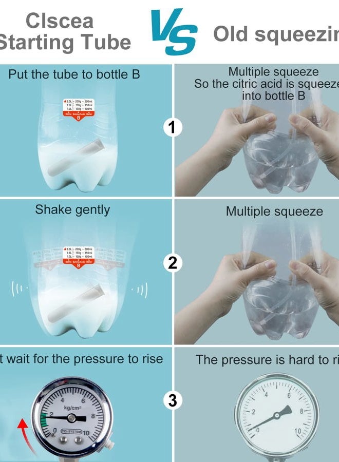 Clscea طقم نظام مولد CO2 DIY للأكواريوم، G200 - Image 4