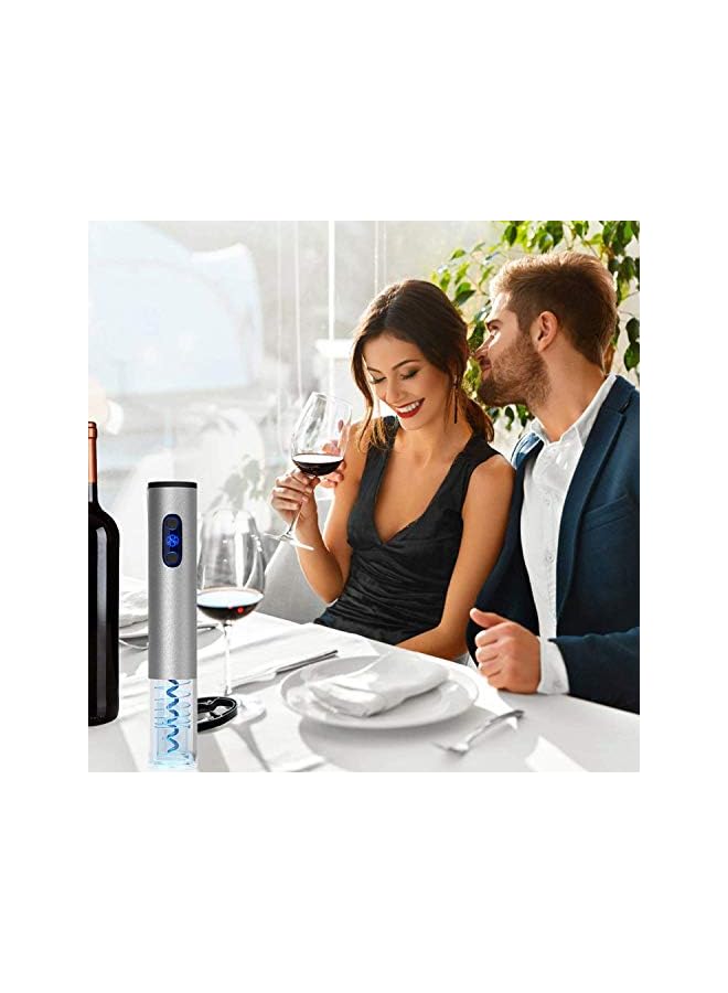 S-TOP Electric Wine Opener Set 4pcs Cordless Automatic Modern Bottle Opener with Gift Box for Wine Lover - Image 3