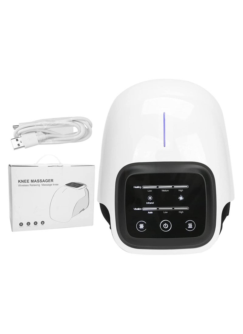 ELTRAZONE Cordless Knee Massager, FDA Registered, Infrared Heat and Vibration Knee Pain Relief for Swelling Stiff Joints, Stretched Ligament and Muscles Injuries, August 2022 Longer Knee Straps - Image 3