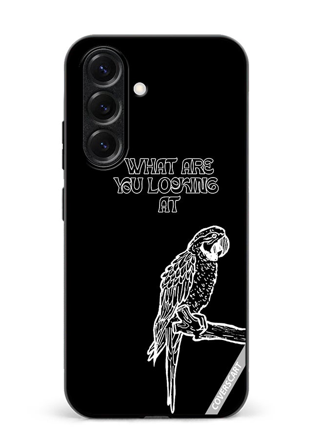 VR CREATIVE Protective Case Cover For Samsung Galaxy A56 Funny Parrot Design Multicolour