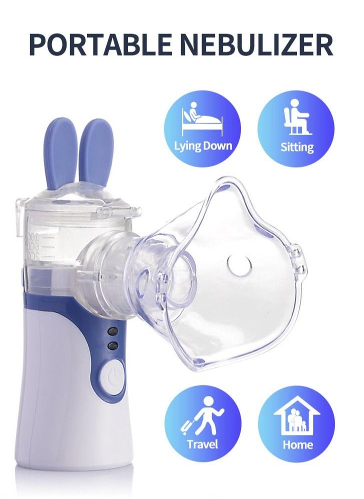 Generic - KWL-U101 Ultrasonic Handheld micro-mesh atomizer Household convenient atomizing humidifier for adults and children Mini handheld atomizer(without battery) - Image 1