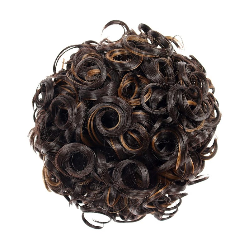 KIS Hair Messy Bun 100 Natural Human Hair Blend Glamorous Handcrafted SalonQuality Voluminous Luxurious Customizable Soft Silky Texture Washable Reusable Heat Resistant Md3 Hg - Image 1