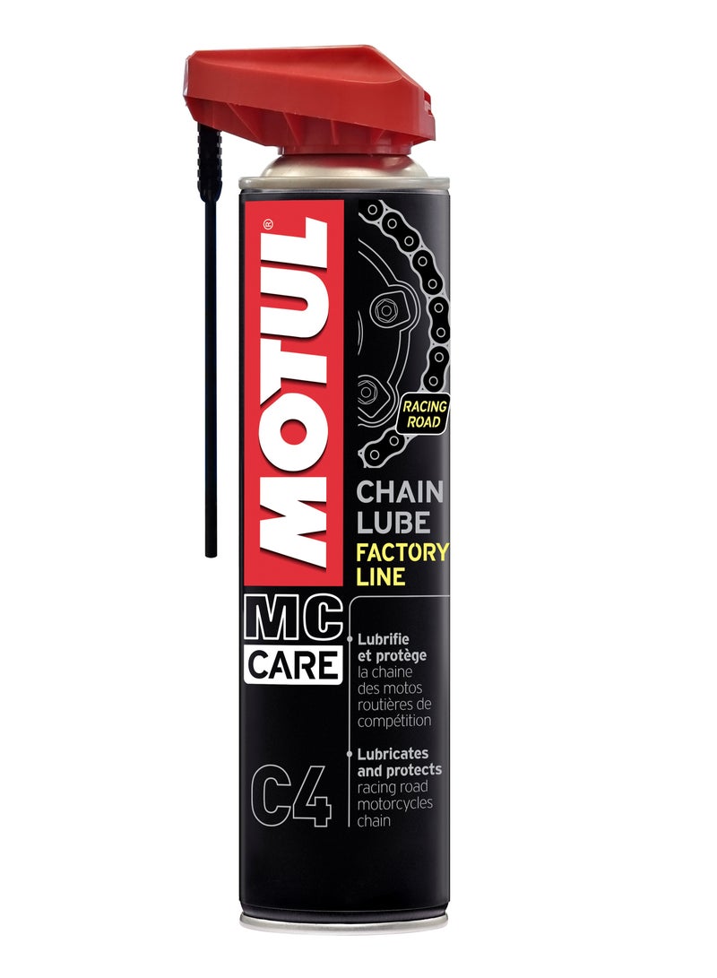 موتول Motorcycle Care I C4 Chain Lube Factory Line (400 مل) - مستورد من أوروبا