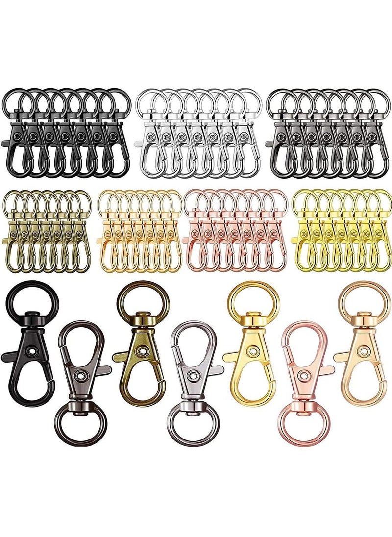 DIY Crafts DIY DIYC12392 Crafts Hardware Round Swivel Snap Hooks and Round Rings 3 Pcs Swivel Snap D Hooks Chrome Silver  - Image 5