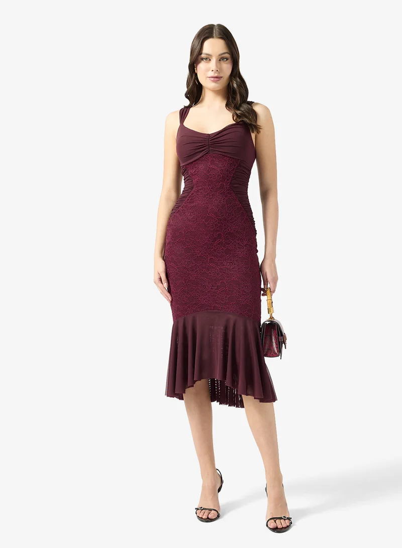 GUESS Caitlyn Short Sleeve Mini Dress