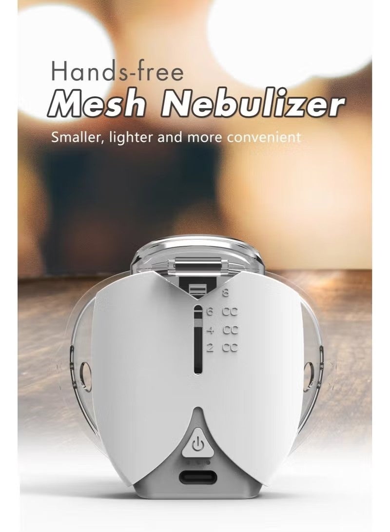 BlueFire Mini Portable Mesh Nebulizer – Silent Hands-Free Ultrasonic Inhaler with 3 Mist Modes | USB Rechargeable Medical Grade Atomizer for Baby, Kids & Adults | Compact Travel Nebulizer for Asthma, Cough, Cold & Respiratory Relief - Image 1