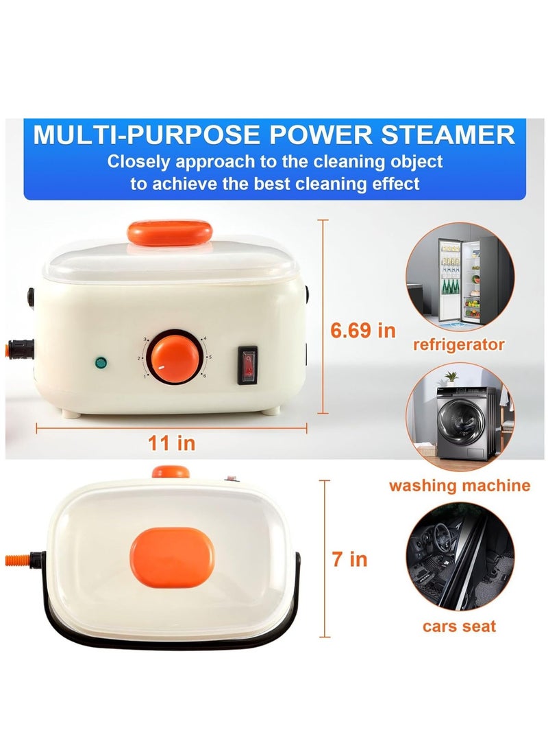 Generic - Handheld Steam Cleaner High Pressure Steam Cleaning Machine Multi-Purpose Household Appliances Steamer with 3 Brush Heads for Kitchen Bathroom - Image 1