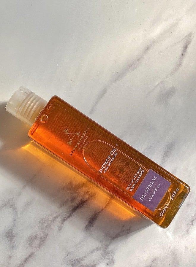 Aromatherapy Associates زيت الاستحمام لتخفيف التوتر من أروما ثيرابي أسوسيتس. مزيج مركز من زيوت البخور، البابونج وزيت البتنجان لتنظيف، تهدئة وترطيب (8.45 أونصة سائلة) - Image 2