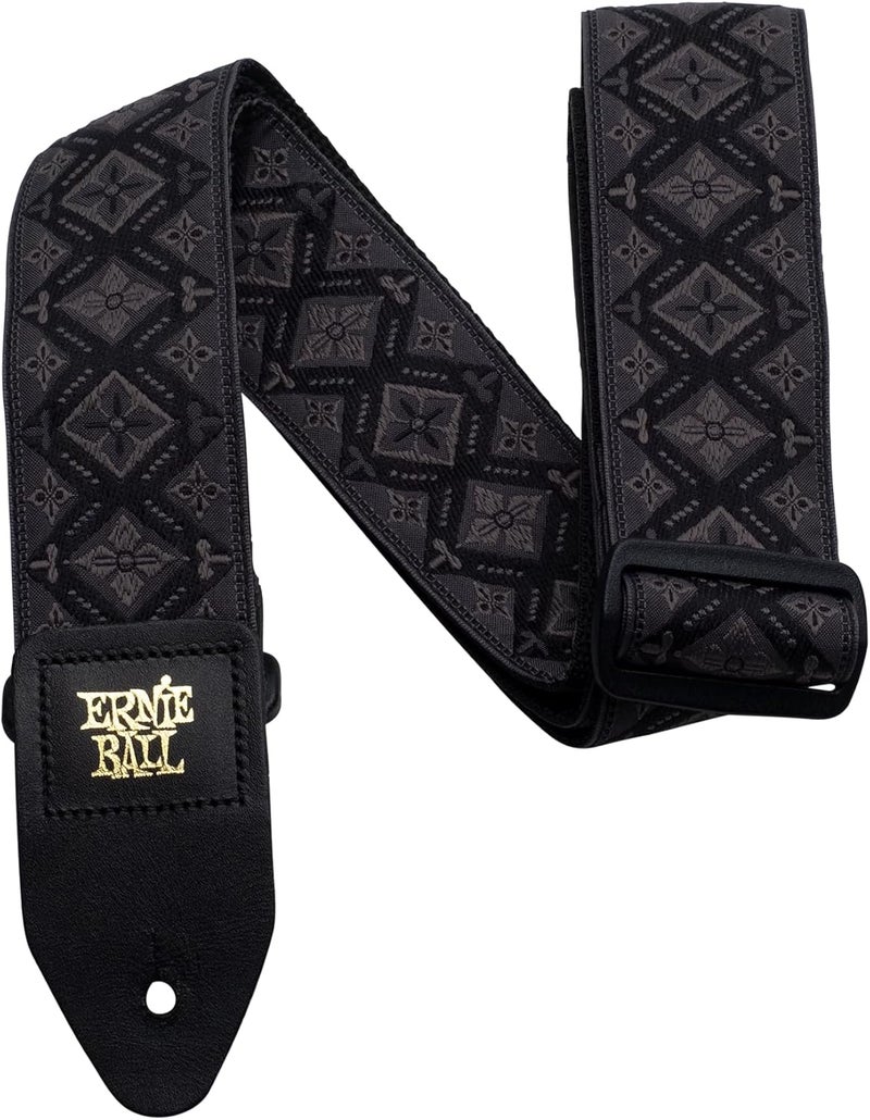 Ernie Ball Jacquard Guitar Strap - Regal Black