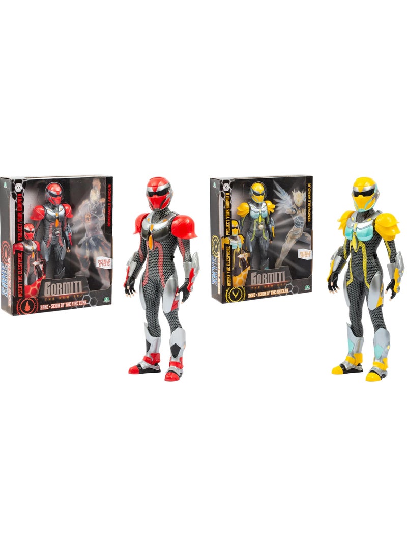Gormiti Buy One and Get the Second Free!! Gormiti: New Release W1 - 27 cm Figure with Launcher (Glen with Armor, Carter with Armor, Sky with Armor, Zane with Armor) – comes randomly - Image 2