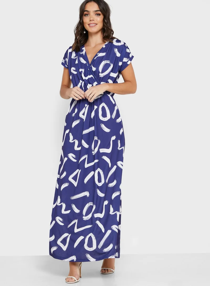 HotSquash London Printed Maxi Dress