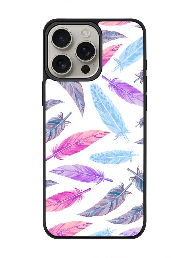 Stylizedd For iPhone 16 Pro Max Case [Compatible with MagSafe] Slim Magnetic cover Phone Case iPhone 16 Pro Max -Feather Colors - Image 1