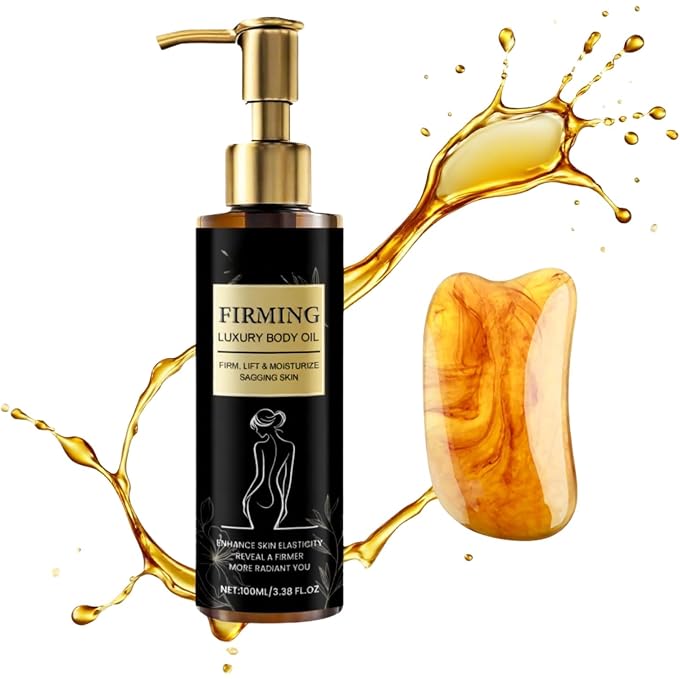 YOOJ Magic Firming Body Oil With Gua Sha Tool,Skin Tightening Oil with Rosehip,Glow Remedy Magic Body Oil to Reduce Sagging Skin&Fine Lines,Plumping Moisturizing Solution for Smooth Radiant Skin,100m - Image 1