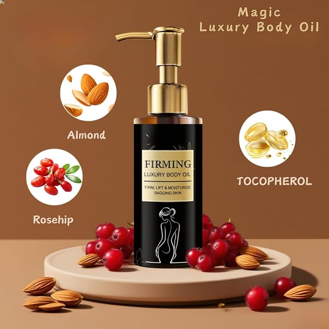 YOOJ Magic Firming Body Oil With Gua Sha Tool,Skin Tightening Oil with Rosehip,Glow Remedy Magic Body Oil to Reduce Sagging Skin&Fine Lines,Plumping Moisturizing Solution for Smooth Radiant Skin,100m - Image 3