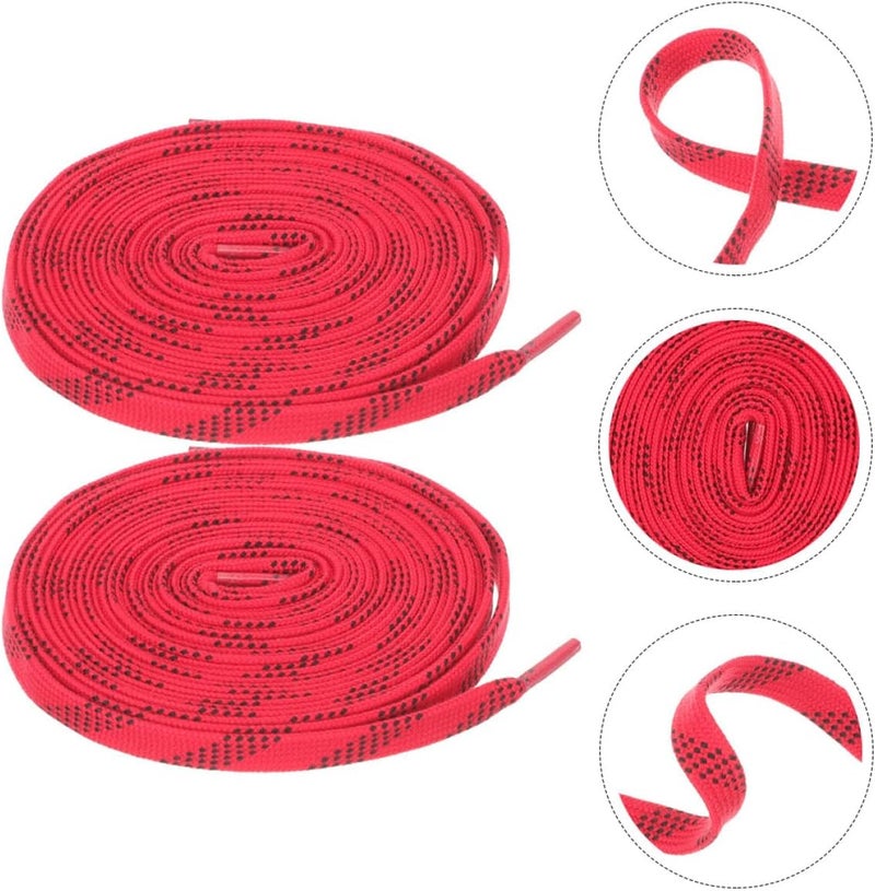 UPKOCH 2pairs Professional Ice Hockey Skate Laces of Shoelaces for Lace Shoes - Image 3