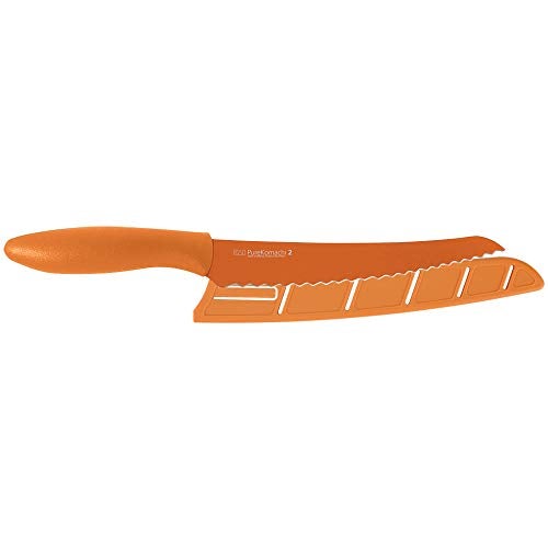 Shun Kai PRO Pure Komachi 2 Bread Knife 8”, Wide Serrations are Gentle on Bread, Comfortable Handle Offers Secure Grip in Wet Conditions; Serrated Kitchen Knife - Image 1
