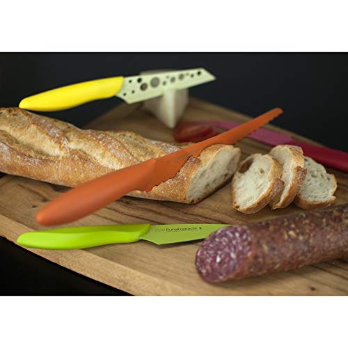 Shun Kai PRO Pure Komachi 2 Bread Knife 8”, Wide Serrations are Gentle on Bread, Comfortable Handle Offers Secure Grip in Wet Conditions; Serrated Kitchen Knife - Image 4