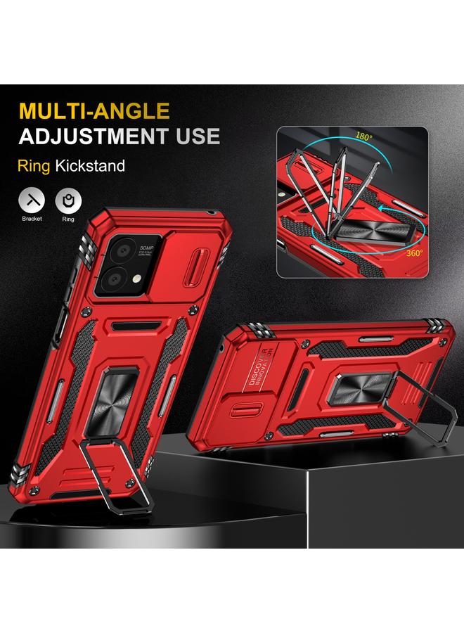 S-TOP Case For Motorola Moto G Stylus 2023 Armor PC + TPU Camera Shield Phone Case - Image 4