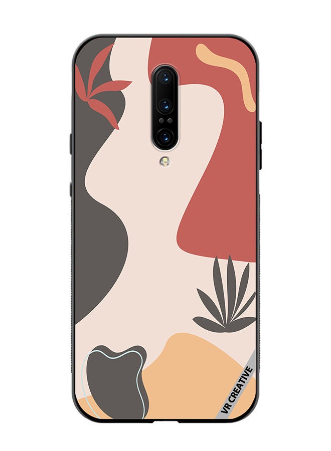 VR CREATIVE Protective Case Cover For OnePlus 7 Pro Printable Template With Abstract Geometric Shapes, Nature Aesthetic Texture, Design Multicolour - Image 1