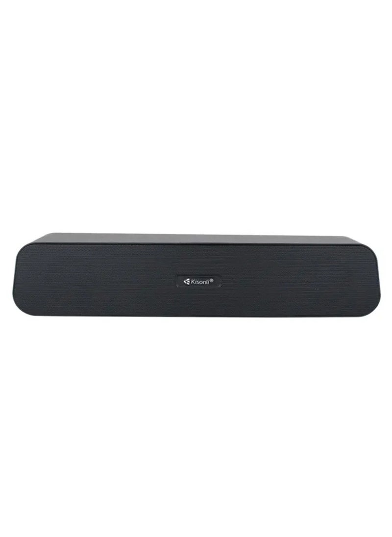 Generic - Kisonli i-570 Multimedia Speaker, 2.0 Channel Stereo Sound, USB Input, Modern Design-BLACK - Image 1