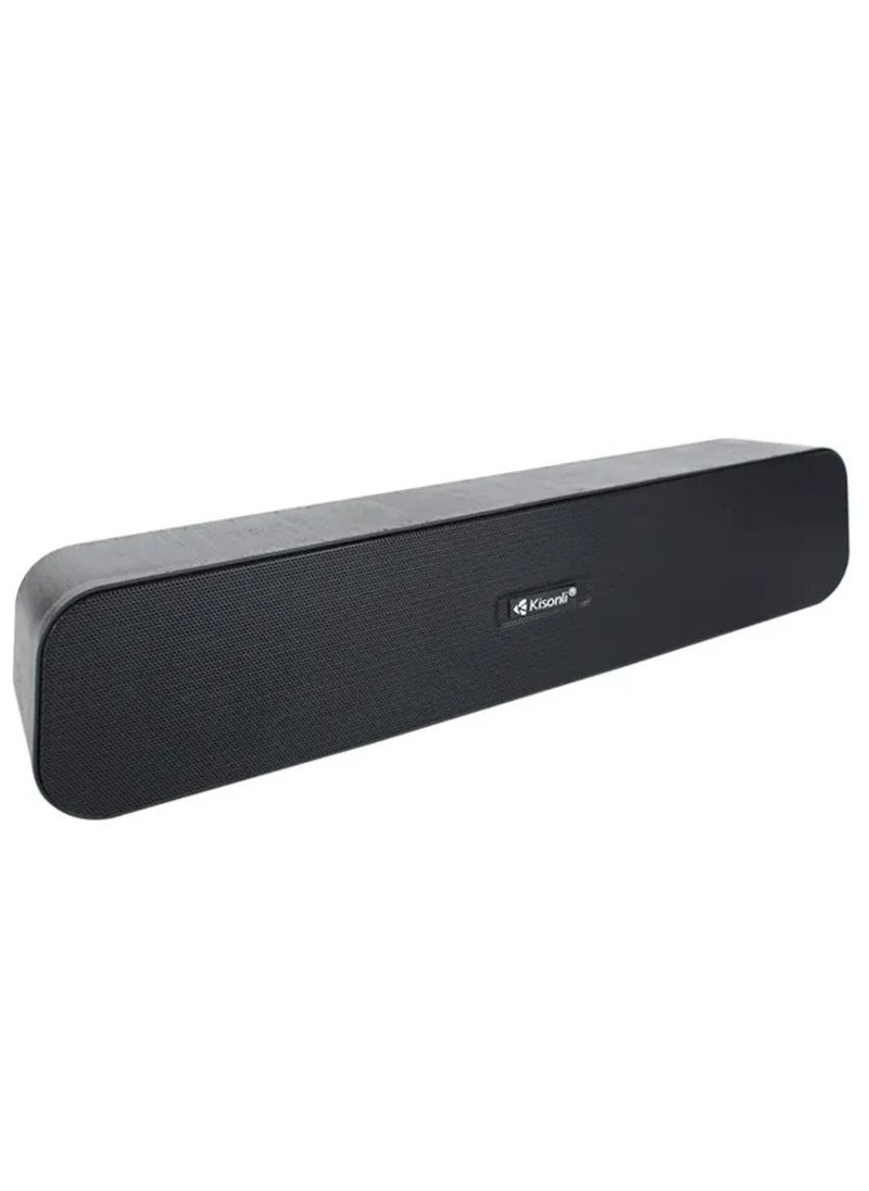 Generic - Kisonli i-570 Multimedia Speaker, 2.0 Channel Stereo Sound, USB Input, Modern Design-BLACK - Image 1