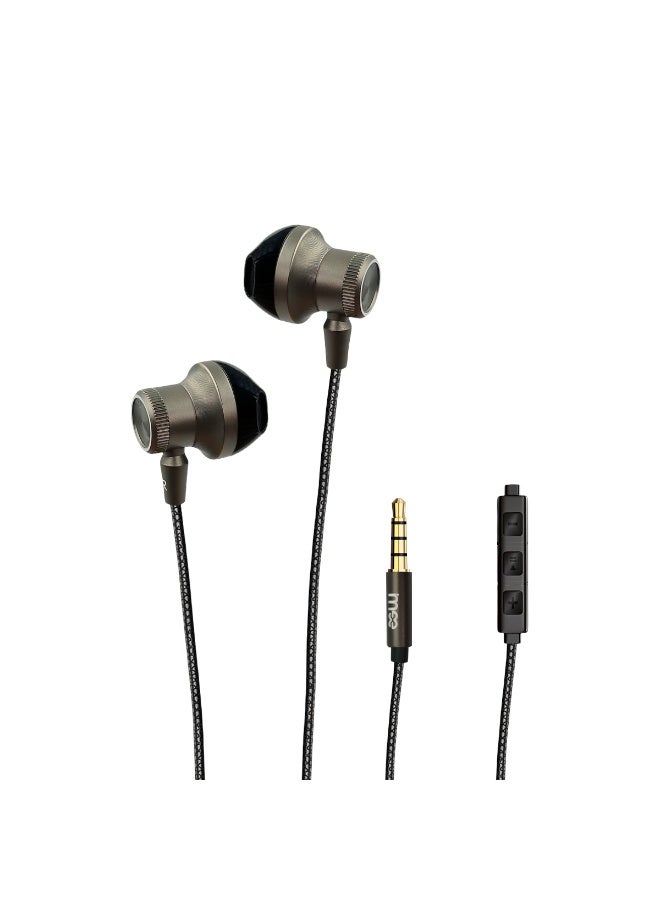 آیمی سماعات أذن سلكية مزودة بميكروفون، صوت ستيريو عالي الدقة، مقبس 3.5 ملم، تصميم معدني فاخر، عزل للضوضاء، سماعات أذن للعمل والتمرين والسفر والقيادة، متوافقة مع جميع الأجهزة - IM-EP111 - Image 1